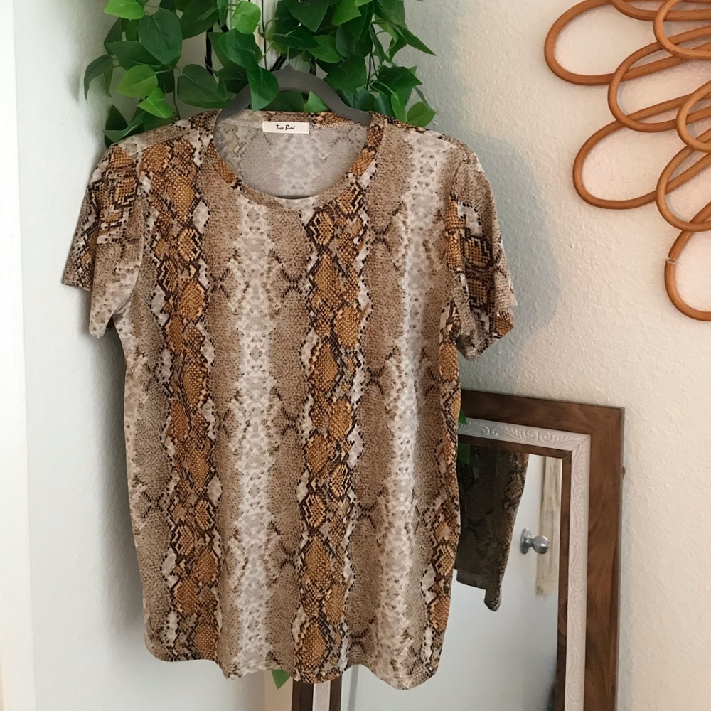 Animal Print Blouse